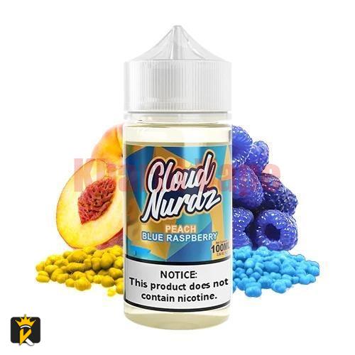 جویس هلو تمشک آبی کلود نوردز <br><span>Cloud Nurdz Peach Blue Raspberry 100ml</span>